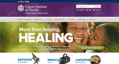 Desktop Screenshot of cancerinstituteofflorida.com