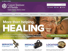 Tablet Screenshot of cancerinstituteofflorida.com